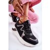 Dámske módní tenisky čierne allie / 8396-SP BLACK (Veľkosť 39)