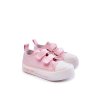 Detské látkové tenisky se suchým zipsom big star kk374077 růžová / KK374077 RÓŻOWE (Veľkosť 17)