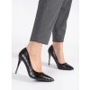 Čierne dámske lodičky na ihlovom podpätku Goodin kod CCC -1- GD-FL350B (Veľkosť 36)