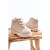Dětské zateplené boty Trappers Světle béžové Dexter (Veľkosť 36)