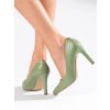 Zelené dámske lodičky na ihlovom podpätku Goodin kod CCC -1- GD-FL360A-L.GR (Veľkosť 36)