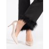 Béžové dámske lodičky na ihlovom podpätku Goodin kod CCC -1- GD-XR-501C-BE (Veľkosť 36)