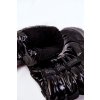 Dámske snehule  čierne kód obuvi KK274392 CZARNY (Veľkosť 37)