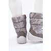 Dámske snehule  sivé kód obuvi KK274600 SZARE (Veľkosť 37)