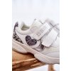 Detská športové obuv na suchý zips big star kk374022 bíle / KK374022 BIAŁE (Veľkosť 31)