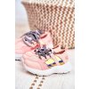 Ružové detské tenisky s leopardím vzorom, ekologická koža, kód produktu 800 PINK