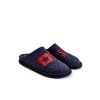 Klasické pánské papuče big star kk176002 námořnická modré / KK176002 GRANAT (Veľkosť 40)