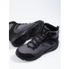 Sivé pánske trekingové topánky bez opätku podpätku Dk kod CCC -1- 1998G-M