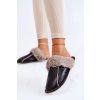 Dámske šľapky  čierne kód obuvi T-1006 BLACK