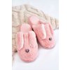 Dámské kožešinové papuče světle růžové Remmi (Veľkosť 37)