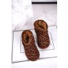 Detské členkové topánky  hnedé kód obuvi 20213-H LEOPARD (Veľkosť 36)