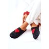 Dámske šľapky  čierne kód obuvi II267009 BLK/RED (Veľkosť 36)