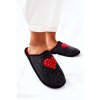 Dámske šľapky  čierne kód obuvi II267009 BLK/RED (Veľkosť 36)