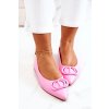 Kůže špičaté baleríny růžove Rachelle (Veľkosť 36)