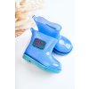 Detské brokátové galoše modré rain / HQ-2 BLUE (Veľkosť 26)