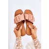 Dámske módní papuče růžový sylvia / LA-196 PINK (Veľkosť 36)