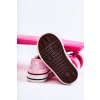 Detské tenisky s krajkou růžove roly-poly / 862-C PINK (Veľkosť 20)