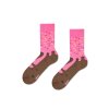 Dámske ponožky  ružové kód PO- CCC -02-SK.23511/MIXDONUT (Veľkosť 41-46)