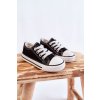 Detská tenisky čierne filemon / 860-A/844-A BLK (Veľkosť 18)
