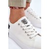 Dámske biele tenisky plošina z textilu kód obuvi TE- CCC -01-LL274039 BIAŁY : Naše topky dnes (Veľkosť 37)