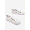 Pánské nízke materiál tenisky big star kk174001 bílá / KK174001 BIAŁE (Veľkosť 41)