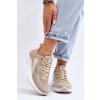 Dámske béžové tenisky Big Star z textilu na rovnej podrážke, kód produktu LL274294 BEŻ
