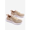 Dámske béžové tenisky Big Star z textilu na rovnej podrážke, kód produktu LL274294 BEŻ