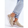 Dámske béžové tenisky Big Star z textilu na rovnej podrážke, kód produktu LL274294 BEŻ