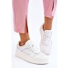 Dámske biele tenisky kožené kód obuvi TE- CCC -01-LL2N4054 WHITE : Naše topky dnes na temu tenisky (Veľkosť 40)