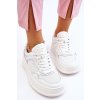 Dámske biele tenisky kožené kód obuvi TE- CCC -01-LL2N4054 WHITE : Naše topky dnes na temu tenisky (Veľkosť 40)