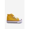 Detské vysoké tenisky žlutá filemon / 845-E/80090-H YELLOW (Veľkosť 18)