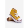 Detské vysoké tenisky žlutá filemon / 845-E/80090-H YELLOW (Veľkosť 18)