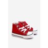 Detské vysoké tenisky červené filemon / 845/80090-D RED (Veľkosť 18)