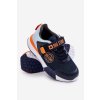 Nízká detská športové obuv memory foam system big star ll374215 námořnická modré / LL374215 GRANAT (Veľkosť 34)