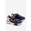 Nízká detská športové obuv memory foam system big star ll374215 námořnická modré / LL374215 GRANAT (Veľkosť 34)