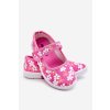 Detské balerínky v kvetech růžove noah / ZC70/ZC71 PINK (Veľkosť 19)