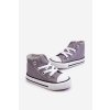 Detské vysoké tenisky šedá filemon / 80090-E GREY (Veľkosť 19)