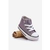 Detské vysoké tenisky šedá filemon / 80090-E GREY (Veľkosť 19)
