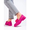 Ružové dámske mokasíny na nízkej podrážke Goodin kod CCC -1- GD-XR-335B-FU (Veľkosť 37)