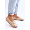 Nazouvací mokasíny Suede Béžove Castelo