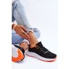 Klasické dámské sportovní šněrovací boty Černá a oranžové Darla (Veľkosť 38)
