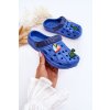 Detské Penové ľahké Sandále crocs modre sweets / 8084/8085/8086 ROYAL (Veľkosť 19)