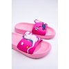 Detské šľapky  ružové kód obuvi SB8245 PINK