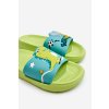 Detské šľapky  zelené kód obuvi SB8245 GREEN