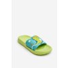 Detské šľapky  zelené kód obuvi SB8245 GREEN