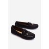 Klasické semišové mokasíny čierne good time / ZA28P BLACK (Veľkosť 36)