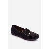 Klasické semišové mokasíny čierne good time / ZA28P BLACK (Veľkosť 36)