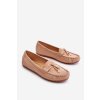 Klasické semišové mokasíny Tmavě béžové Good Time (Veľkosť 37)