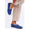 Klasické semišové mokasíny modre good time / ZA28P DENIM BLUE (Veľkosť 36)