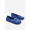 Klasické semišové mokasíny modre good time / ZA28P DENIM BLUE (Veľkosť 36)